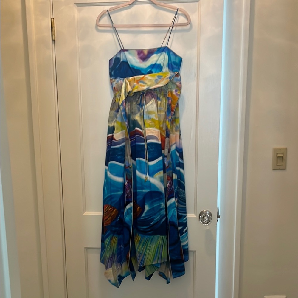 Ulla Johnson- Colorful Strappy Maxi Dress